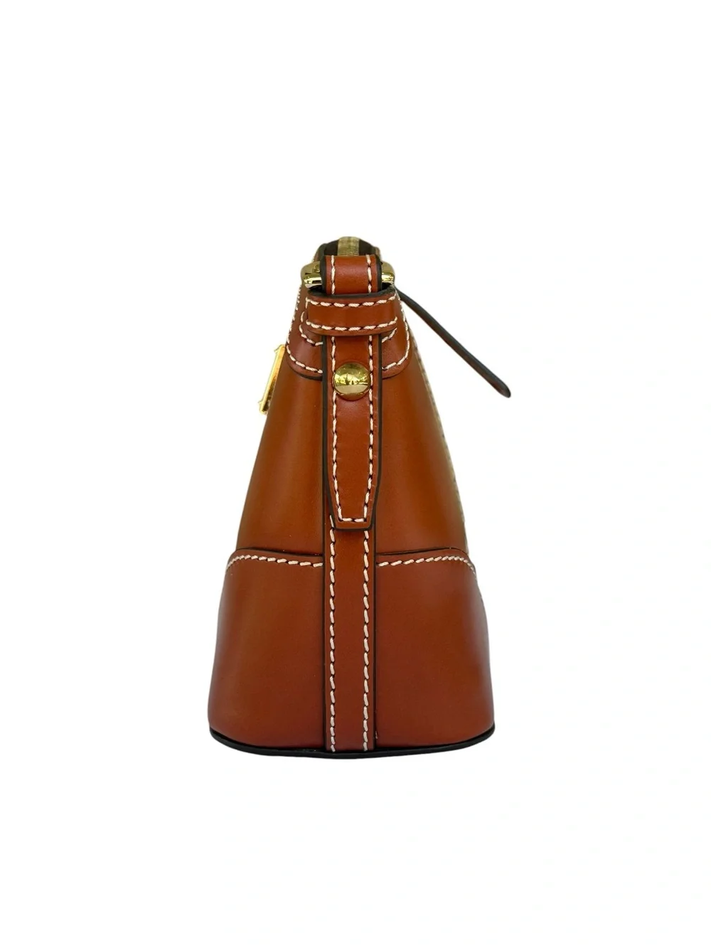 NWOT Dooney & Bourke Selleria Italian Leather Mini Domed Crossbody Tan J16990845